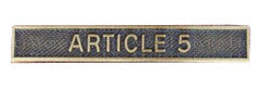 NATO Article 5 Full Size NATO Clasp Only