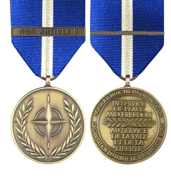 NATO Non Article 5 Full Size Medal