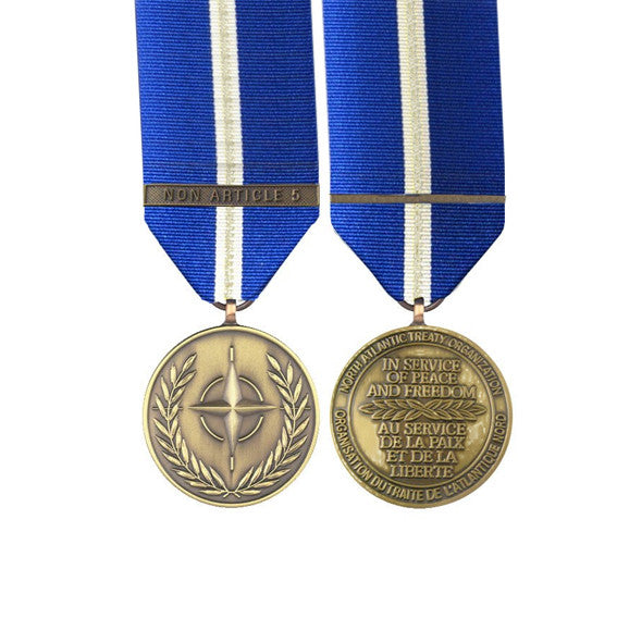 NATO Non Article 5 Miniature Medal