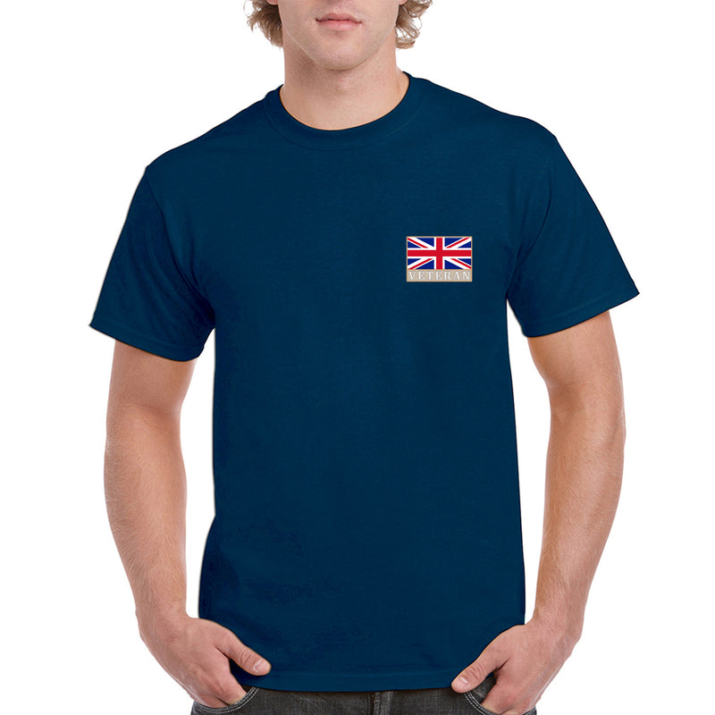 Heavyweight Embroidered Veterans T Shirt