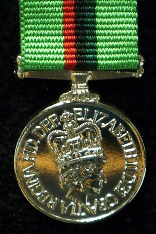 RUC Service Miniature Medal