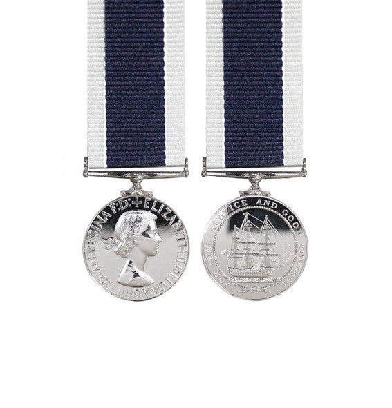 Royal Navy Long Service Miniature Medal EIIR