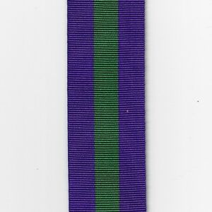 General Service Medal Ribbon 1918 - 1962