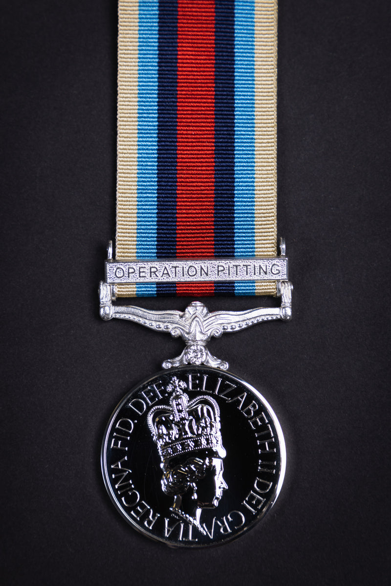 OSM Miniature Medal with OPERATION PITTING Bar
